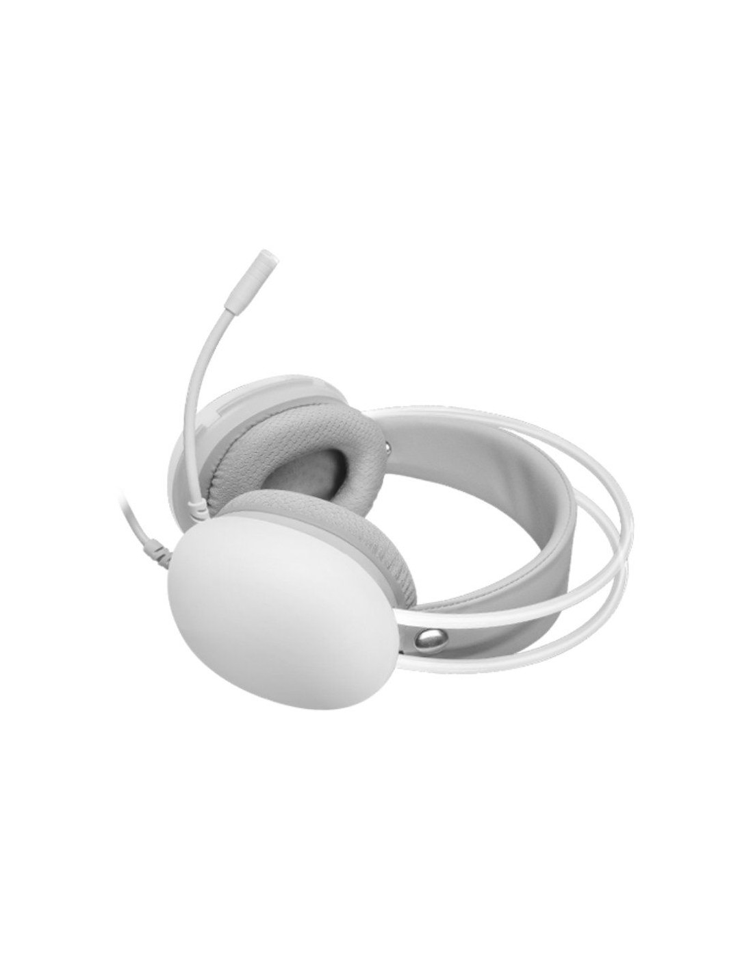 Auriculares Gaming con Micrófono Mars Gaming MH-GLOW/ Jack 3.5/ Blancos