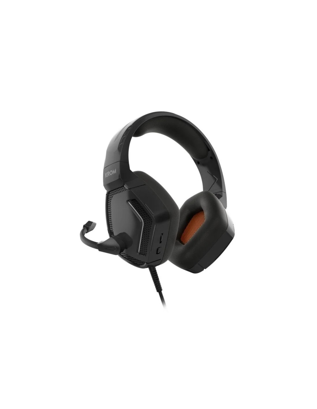 Auriculares Gaming con Micrófono Krom Kopa Pro/ Jack 3.5/ Negros