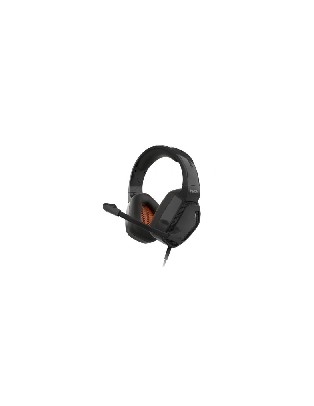 Auriculares Gaming con Micrófono Krom Kopa Pro/ Jack 3.5/ Negros