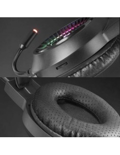 Auriculares Gaming con Micrófono Mars Gaming MH220/ Jack 3.5/ Negros 2
