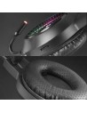 Auriculares Gaming con Micrófono Mars Gaming MH220/ Jack 3.5/ Negros