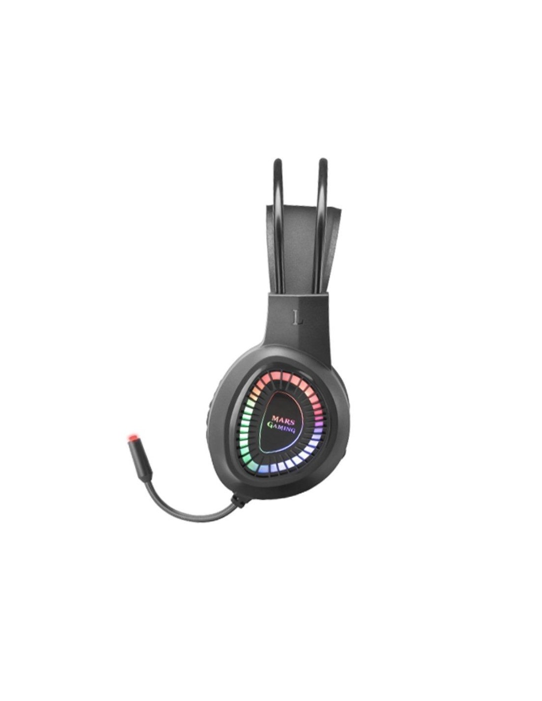 Auriculares Gaming con Micrófono Mars Gaming MH220/ Jack 3.5/ Negros