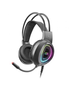 Auriculares Gaming con Micrófono Mars Gaming MH220/ Jack 3.5/ Negros