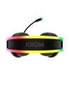 Auriculares Gaming con Micrófono Krom Klaim/ Jack 3.5/ USB 2.0/ Negros
