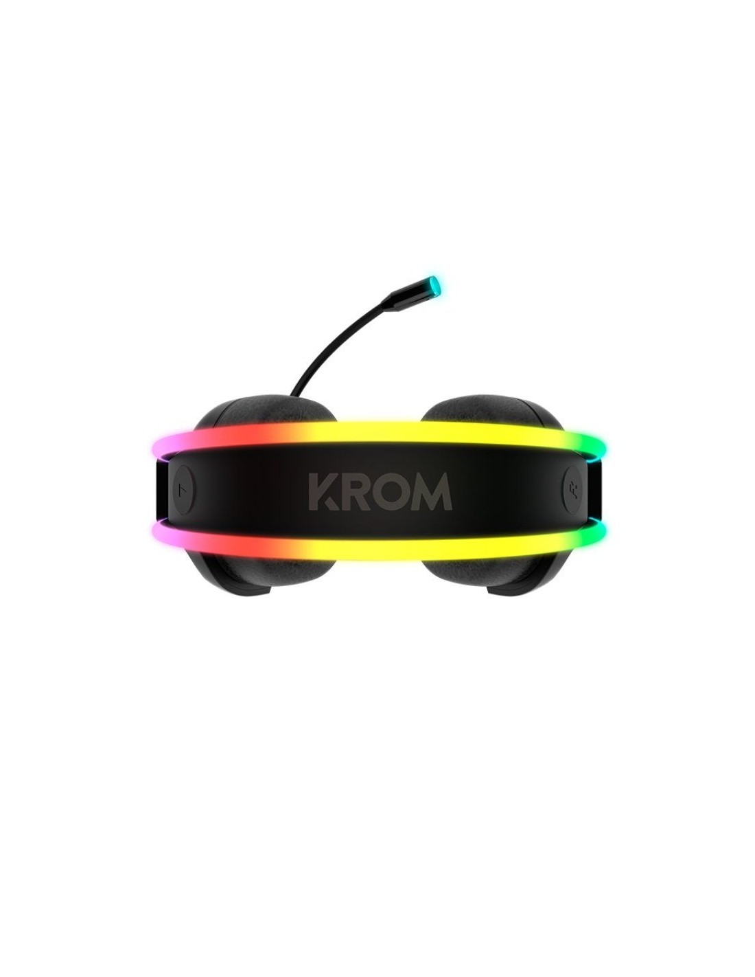 Auriculares Gaming con Micrófono Krom Klaim/ Jack 3.5/ USB 2.0/ Negros