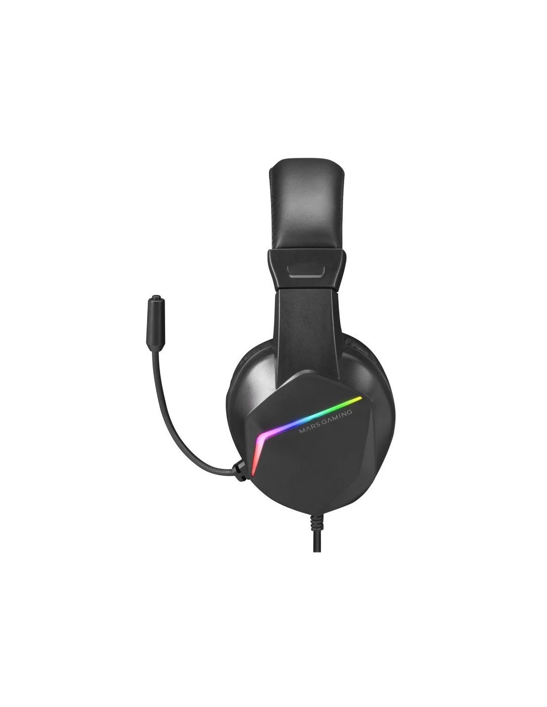 Auriculares Gaming con Micrófono Mars Gaming MH122/ Jack 3.5/ Negros