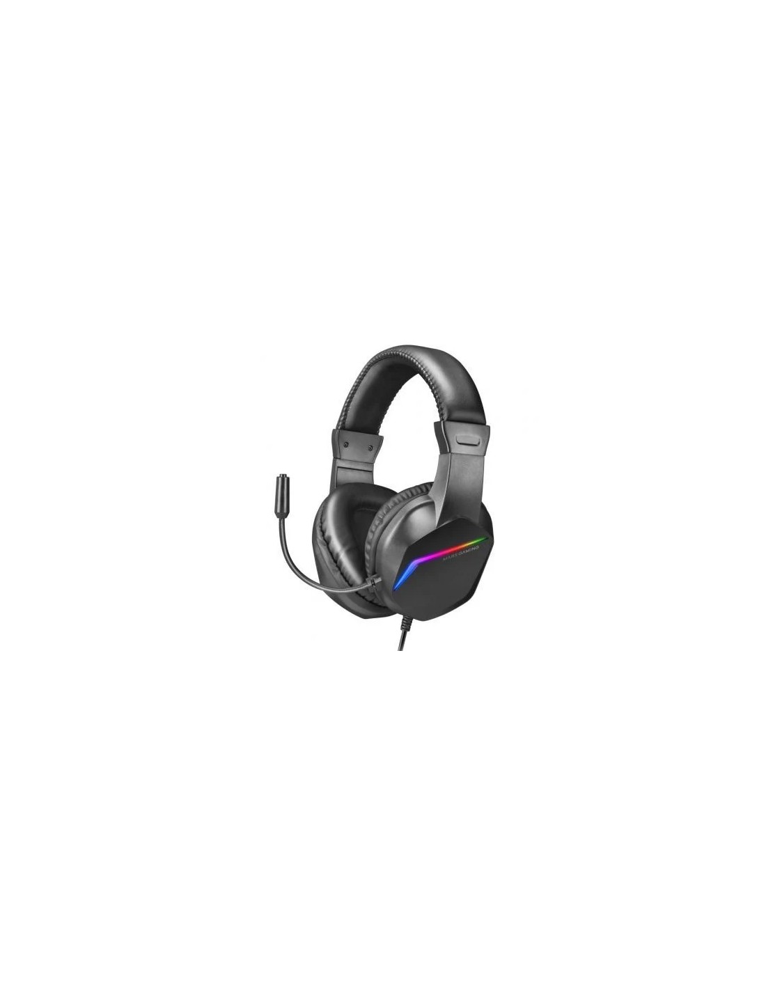 Auriculares Gaming con Micrófono Mars Gaming MH122/ Jack 3.5/ Negros