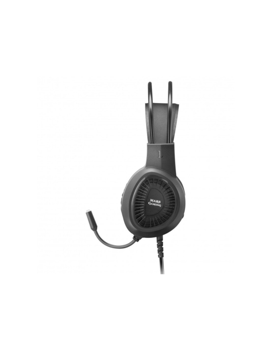 Auriculares Gaming con Micrófono Mars Gaming MH120/ Jack 3.5/ Negros