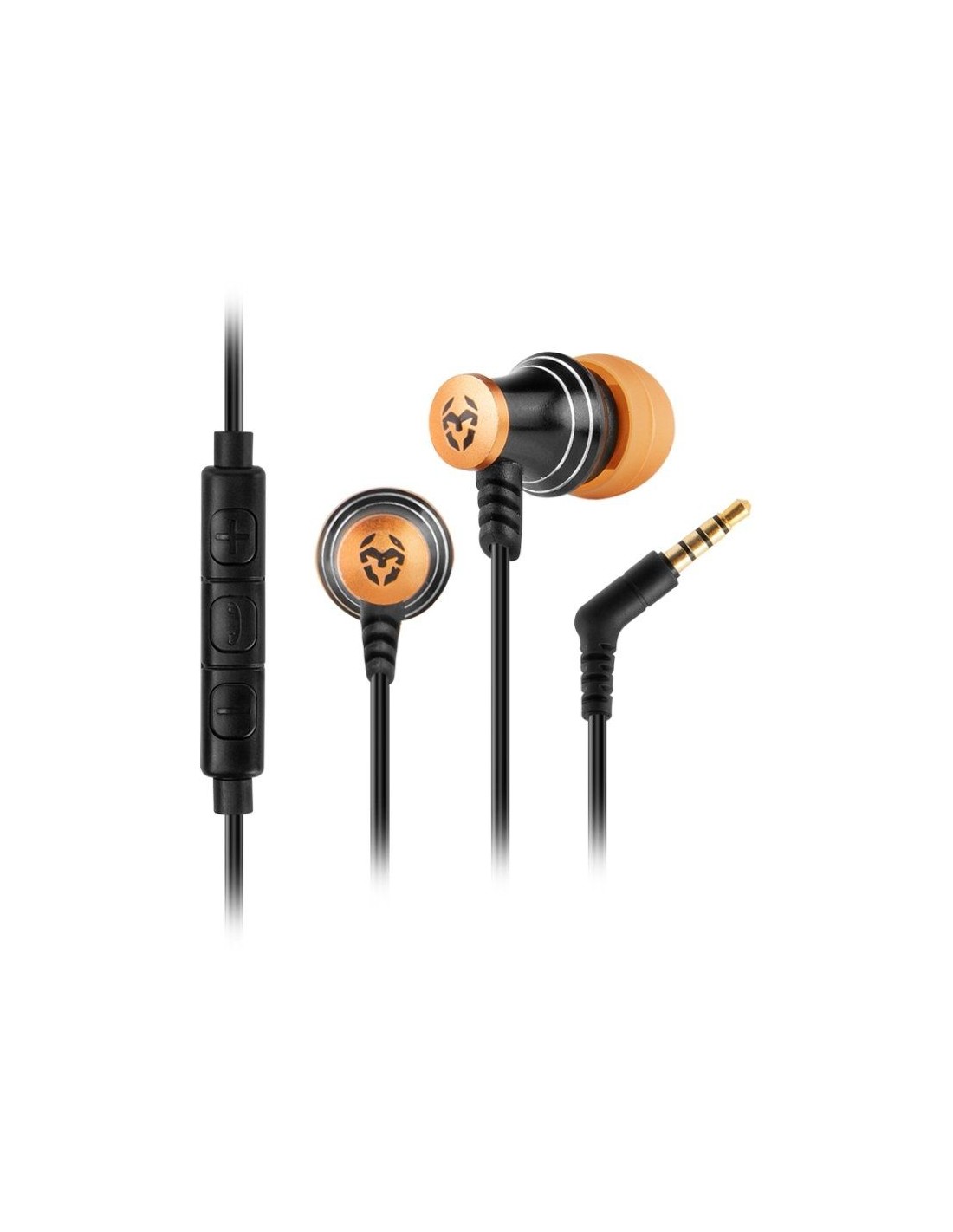 Auriculares Gaming con Micrófono Krom Kinear/ Jack 3.5/ Negros