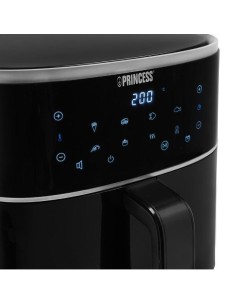 Freidora por Aire / Sin Aceite Princess Digital Aerofryer/1500W/ Capacidad 6L 2