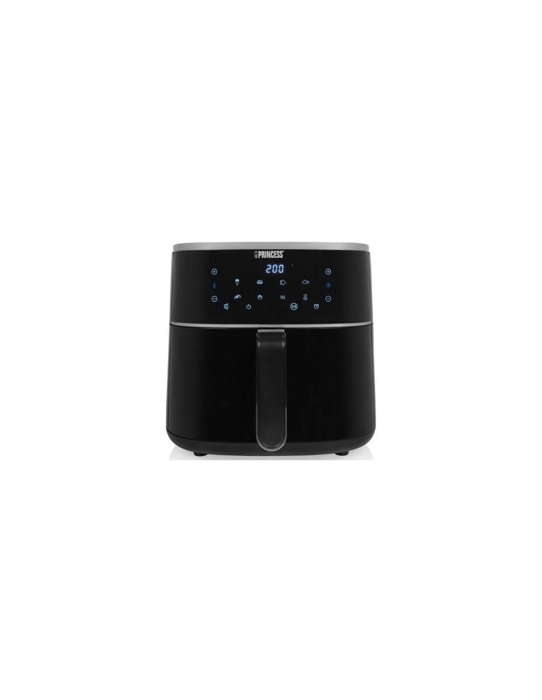 Freidora por Aire / Sin Aceite Princess Digital Aerofryer/1500W/ Capacidad 6L