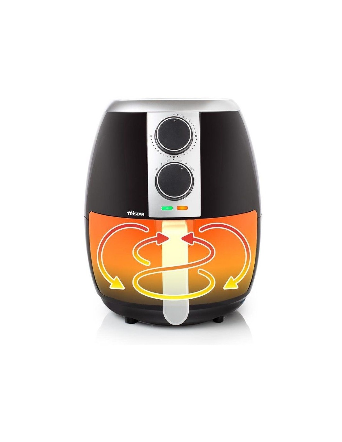Freidora por Aire / Sin Aceite Tristar FR-6989 Crispy/ 1500W/ Capacidad 3.5L