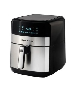 Freidora por Aire / Sin Aceite Grunkel Steel Tasty Fryer/ 1500W/ Capacidad 6L