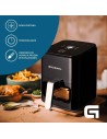 Freidora por Aire / Sin Aceite Grunkel Black Easy Fryer/ 1200W/ Capacidad 4L