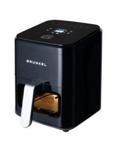 Freidora por Aire / Sin Aceite Grunkel Black Easy Fryer/ 1200W/ Capacidad 4L
