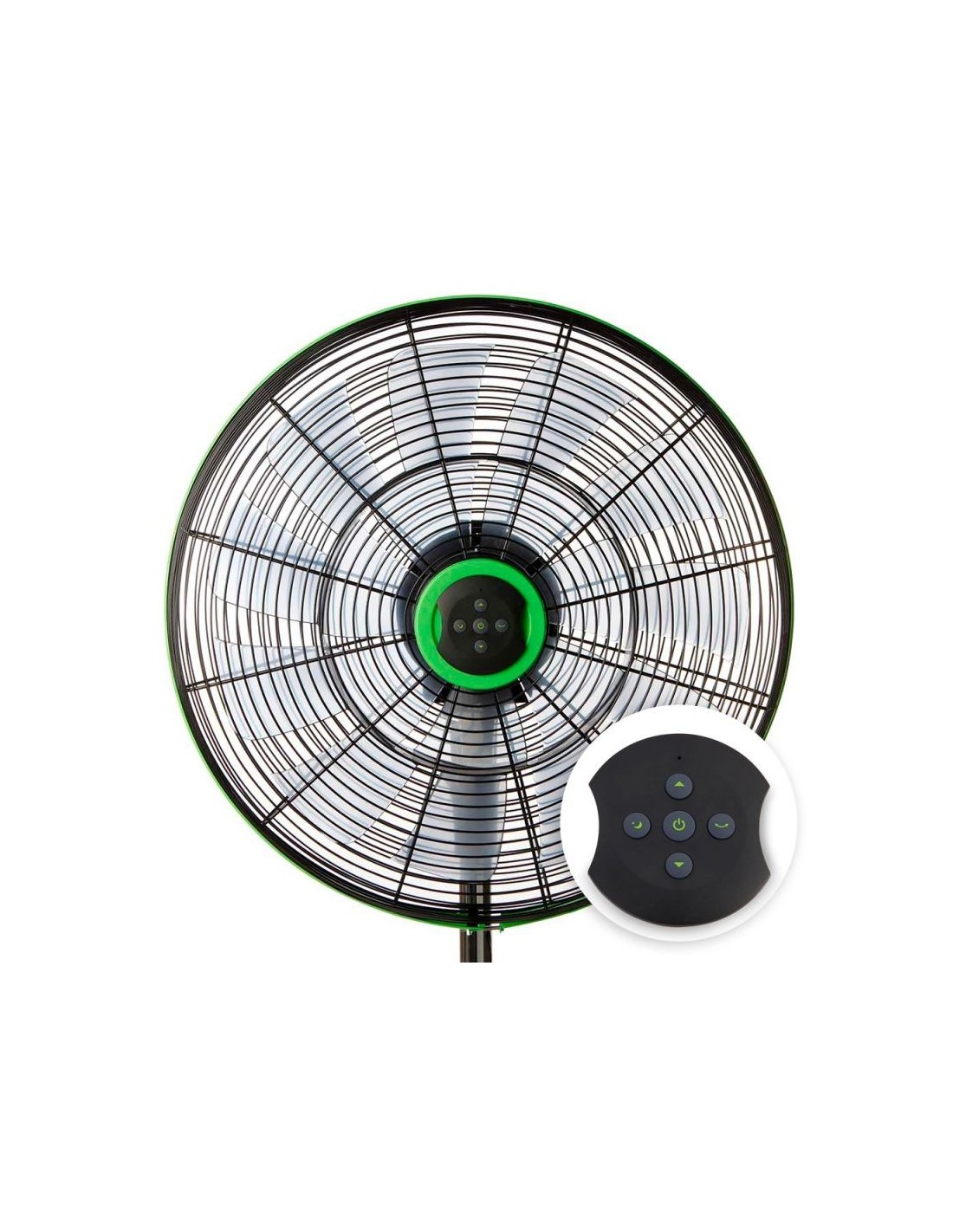 Ventilador de Pie Silent Night Orbegozo SF 0248/ 18 Aspas 45cm/ 11 velocidades