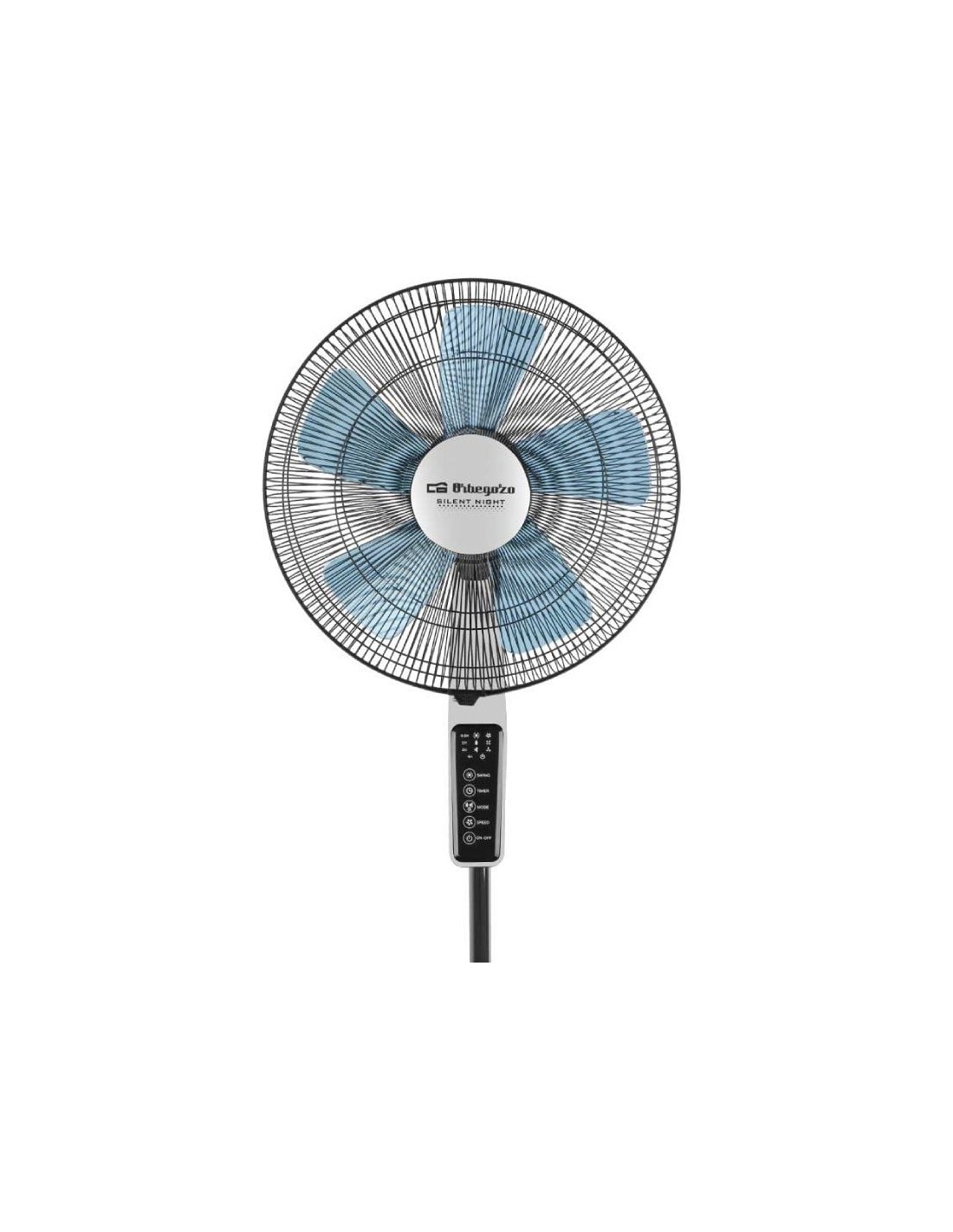 Ventilador de Pie Orbegozo Silent Night SF 0642/ 60W/ 5 Aspas 40cm/ 3 Velocidades
