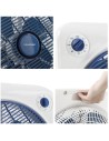 Ventilador de Suelo Blaupunkt BP2003/ 45W/ 5 Aspas 30cm/ 3 velocidades