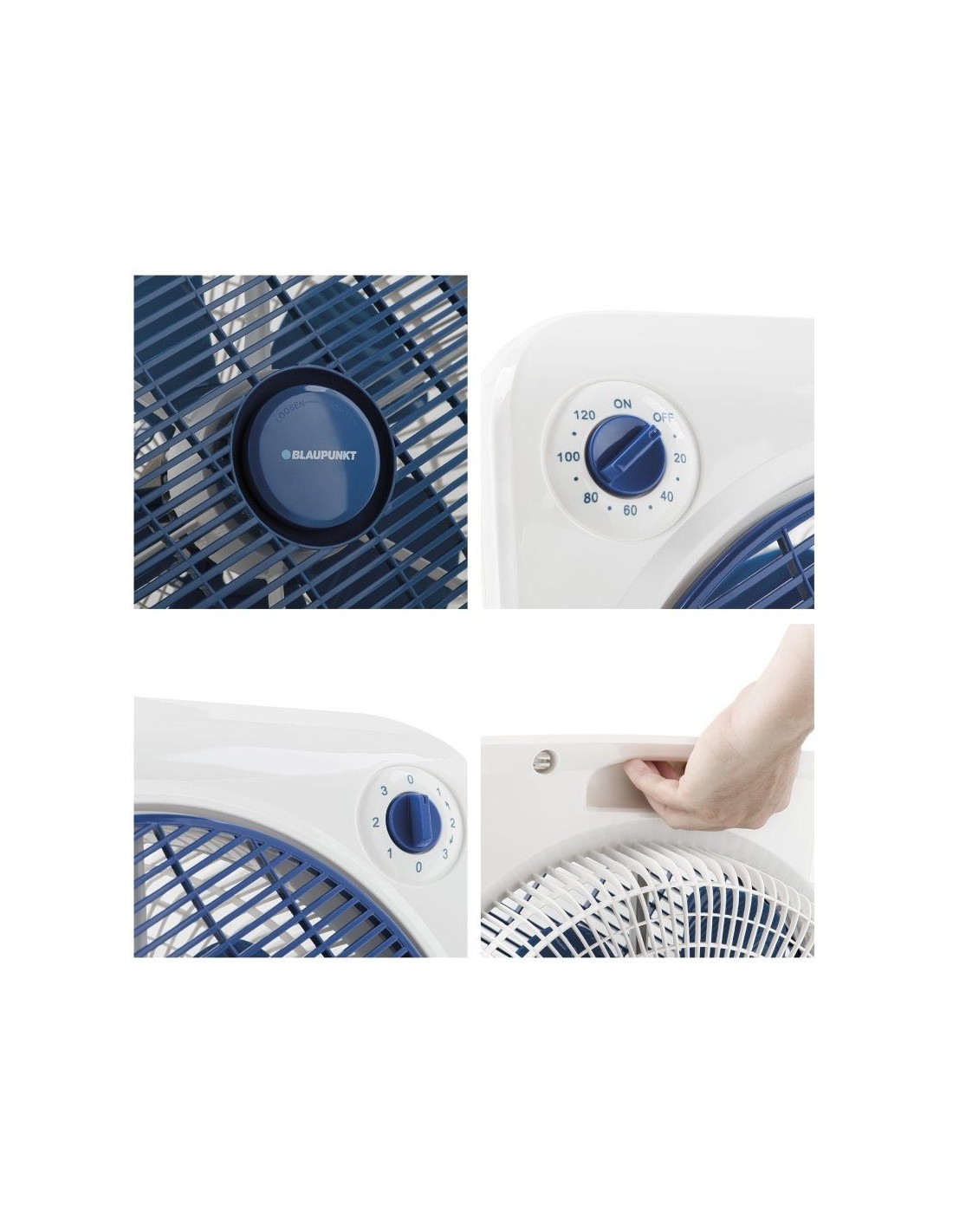 Ventilador de Suelo Blaupunkt BP2003/ 45W/ 5 Aspas 30cm/ 3 velocidades