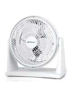 Ventilador de Sobremesa y Pared Orbegozo Box Fan BF 0128/ 23W/ 3 Aspas 23cm/ 2 velocidades