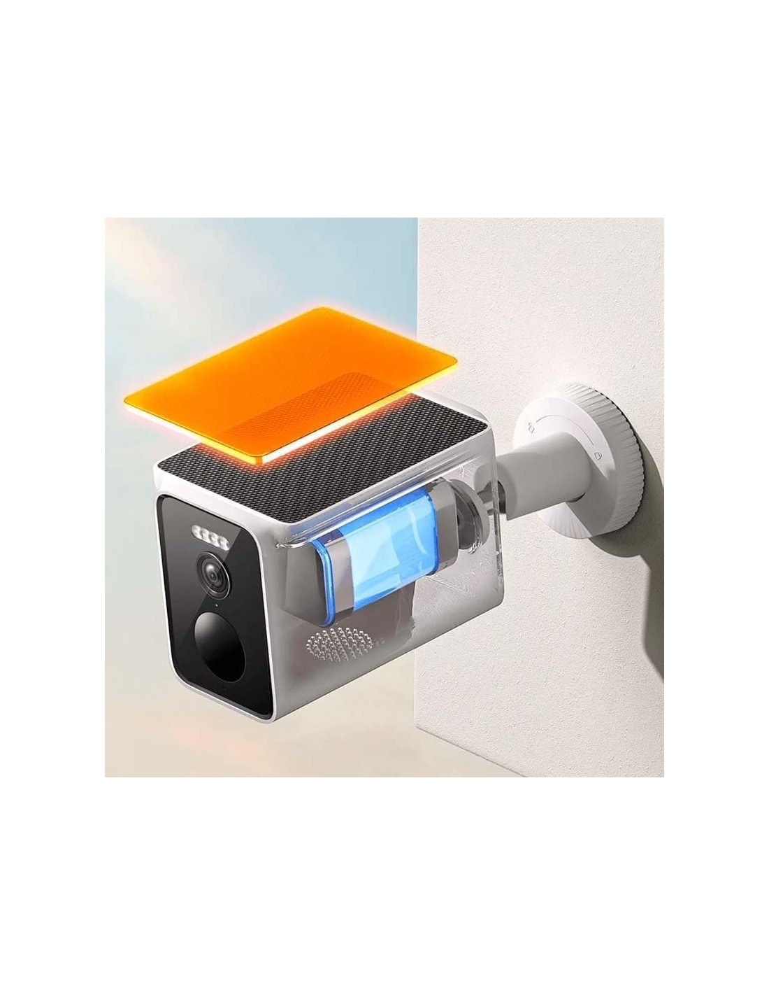 Set Cámara de Videovigilancia Xiaomi Solar Outdoor Camera BW 400 Pro Set/ 132º/ Visión Nocturna/ Control desde APP