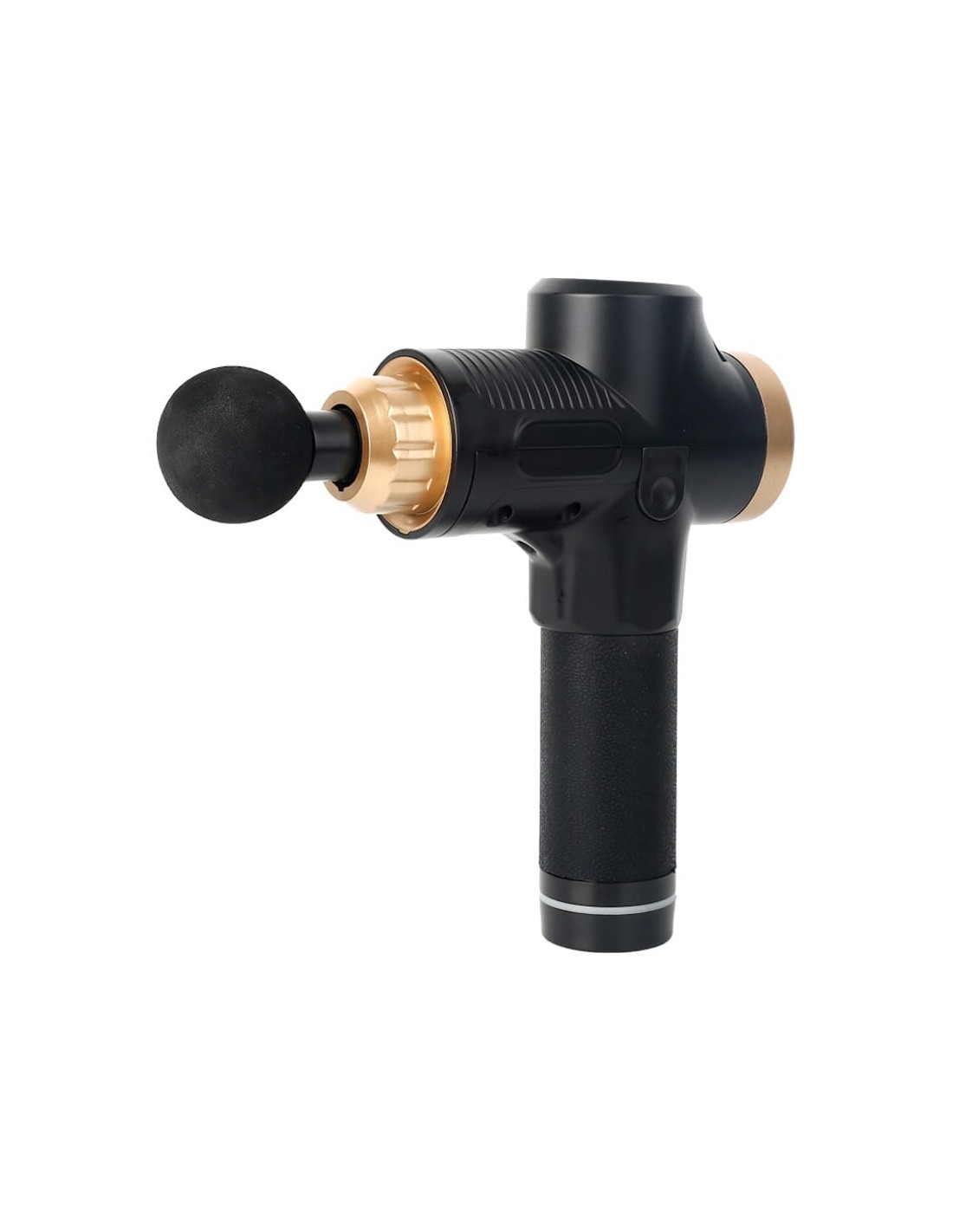 Pistola de Masaje Muscular 12 Cabezales 30 Niveles Negro/Dorado