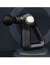 Pistola de Masaje Muscular 8 Cabezales 12 Niveles LCD Touch Negro