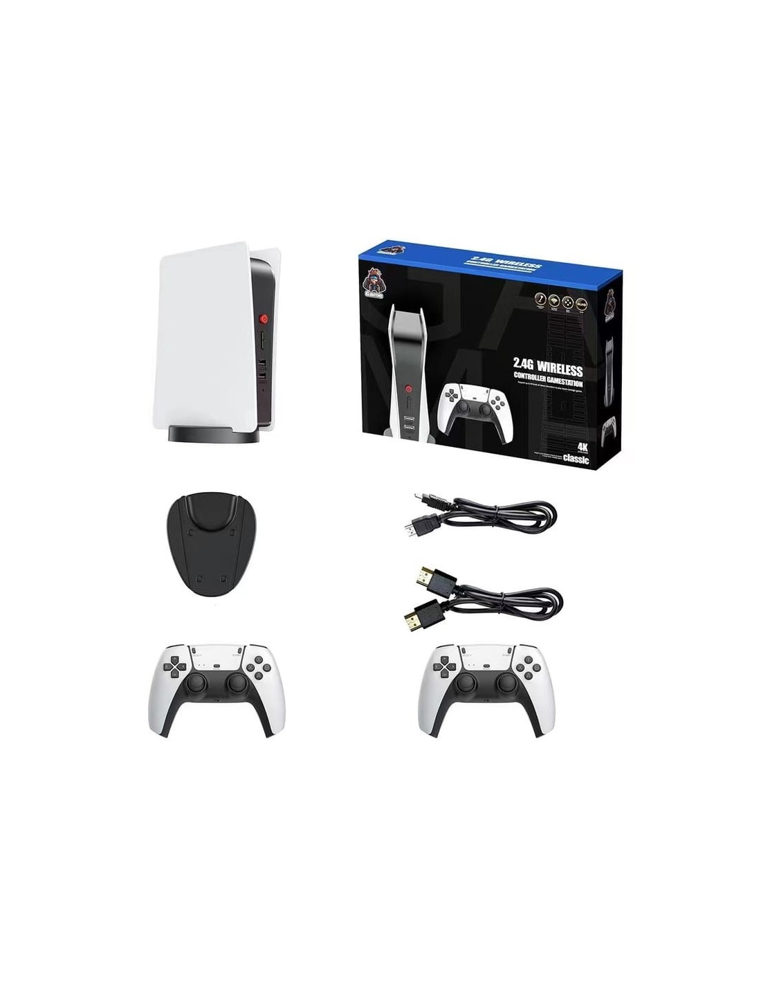 Consola Arcade M5 4K 128GB + 2 mandos inalámbricos HDMI