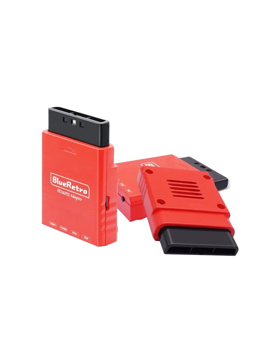 RetroScaler BlueRetro PS1, PS2, PS3, PS4, PS5, Nintendo Switch Rojo - Adaptador para gamepad