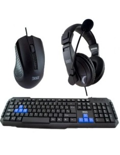 Pack Gaming 3GO COMBODRILEH 2/ Teclado + Ratón + Auriculares