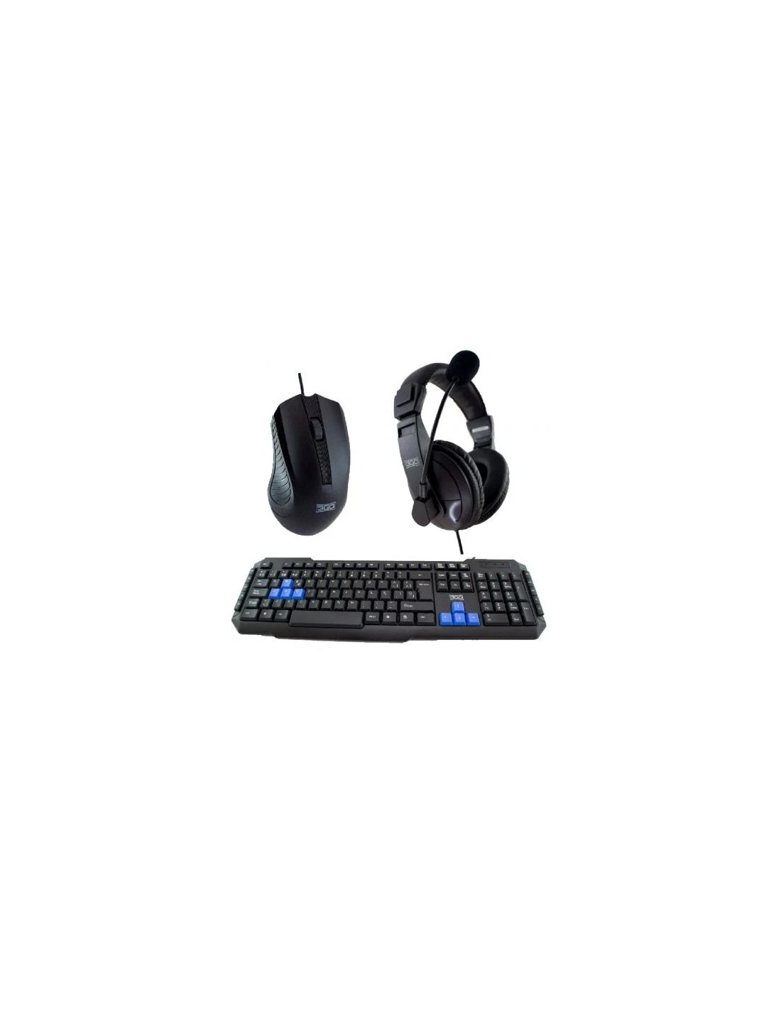 Pack Gaming 3GO COMBODRILEH 2/ Teclado + Ratón + Auriculares