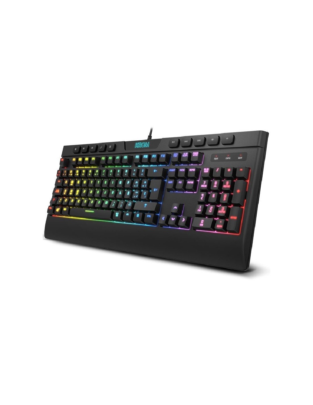 Pack Gaming Krom Kalyos/ Teclado RGB + Ratón Óptico