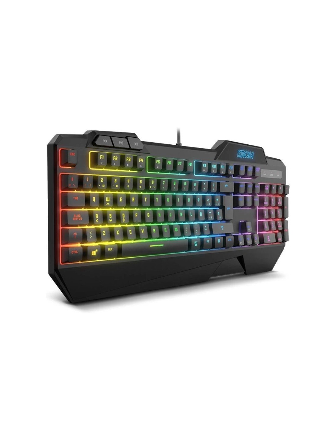 Pack Gaming Krom Krusher/ Teclado SemiMecánico + Ratón