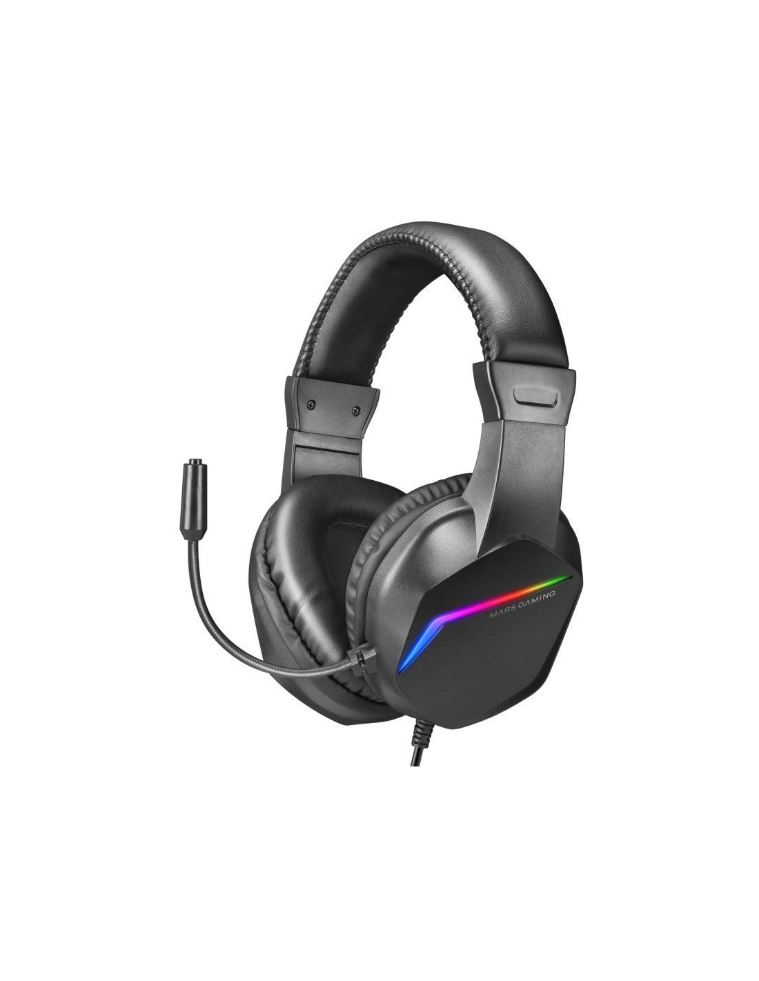 Pack Gaming Mars Gaming MCP-RGB3/ Teclado RGB + Ratón Óptico + Alfombrilla XXL + Auriculares