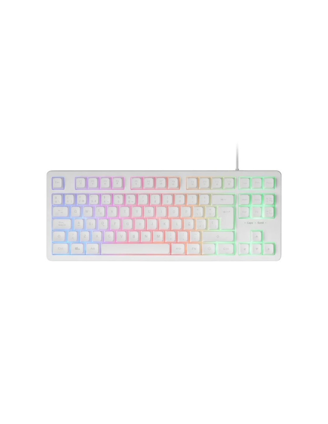 Pack Gaming Mars Gaming MCP-RGB3W/ Teclado RGB + Ratón Óptico + Alfombrilla XXL + Auriculares