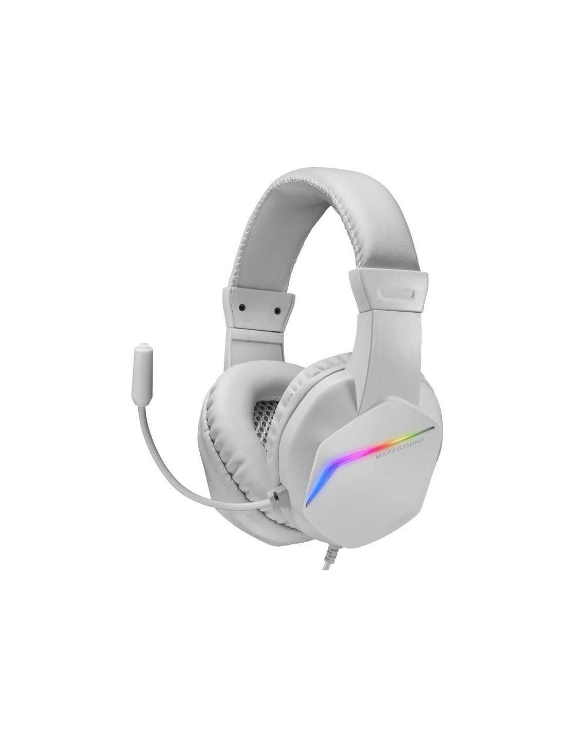 Pack Gaming Mars Gaming MCP-RGB3W/ Teclado RGB + Ratón Óptico + Alfombrilla XXL + Auriculares