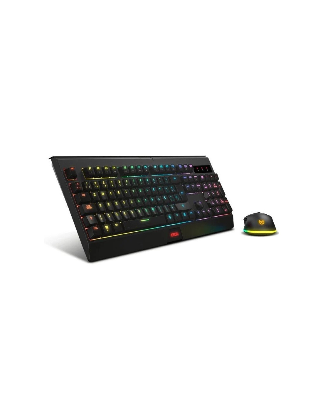 Pack Gaming Krom Kabala/ Teclado + Ratón Inalámbricos