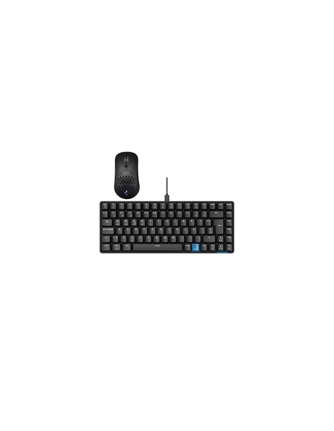 Pack Gaming Hiditec/ Teclado Mecánico Inalámbrico GM1K + Ratón Inalámbrico GX30 PRO Wireless