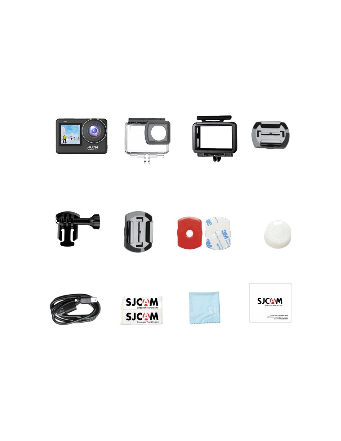 SJCAM SJ10 Pro Dual Screen - Videocámara Deportiva