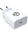 Cargador de Pared Tech One Tech TEC2263/ 1xUSB Tipo-C + Cable USB Tipo-C/ 3A/ Blanco