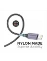 Cable USB 2.0 Tech One Tech TEC2022/ USB Macho - Lightning Macho/ 2m/ Gris