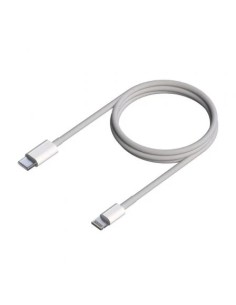 Cable USB 2.0 Tipo-C Lightning Aisens A102-0543/ USB Tipo-C Macho - Lightning Macho/ Hasta 2.5W/ 60Mbps/ 50cm/ Blanco