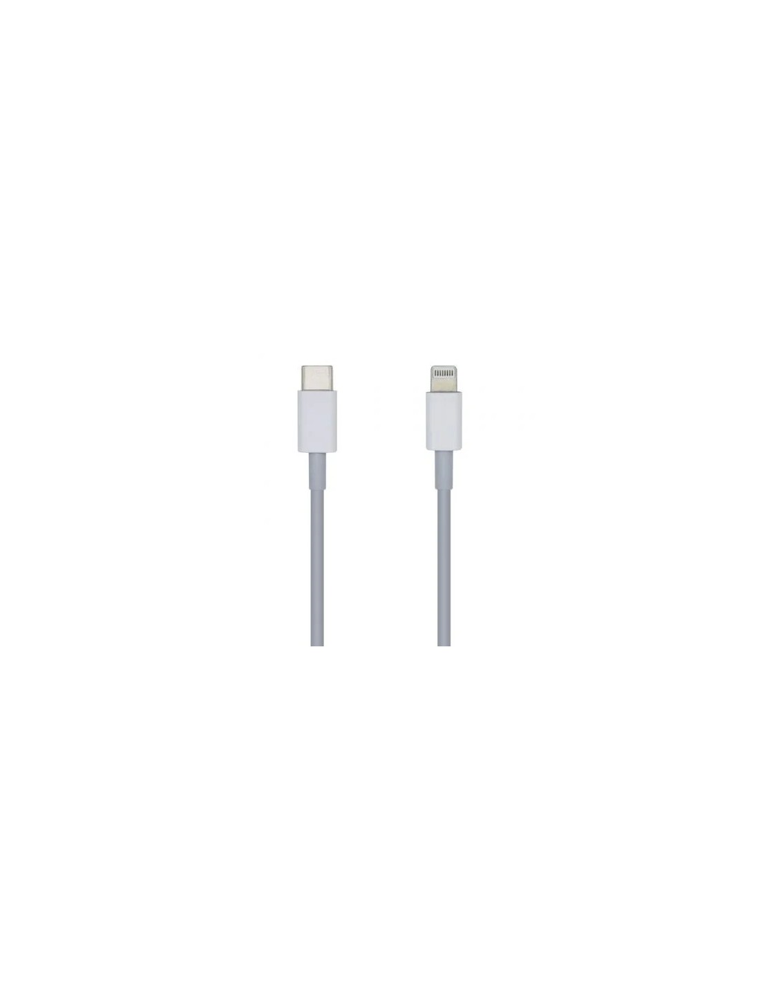 Cable Lightning Aisens A102-0441/ Lightning Macho - USB Tipo-C Macho/ 20cm/ Blanco