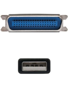 Cable Conversor impresora Nanocable 10.03.0001/ USB Macho - CN36 Macho/ 1.5m/ Negro 2