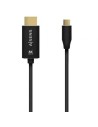 Cable Conversor Aisens A109-0712/ USB Tipo-C Macho/ HDMI 8K Macho/ Hasta 27W/ 6000Mbps/ 2m/ Negro