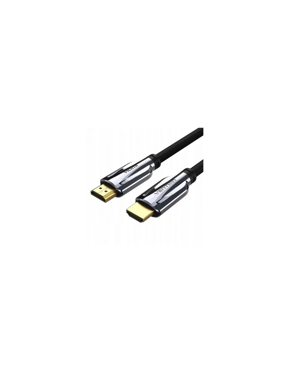 Cable HDMI 2.1 8K Vention AALBI/ HDMI Macho - HDMI Macho/ 3m/ Gris y Negro