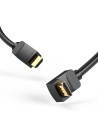 Cable HDMI 2.0 4K Acodado Vention AAQBG/ HDMI Macho - HDMI Macho/ 1.5m/ Negro