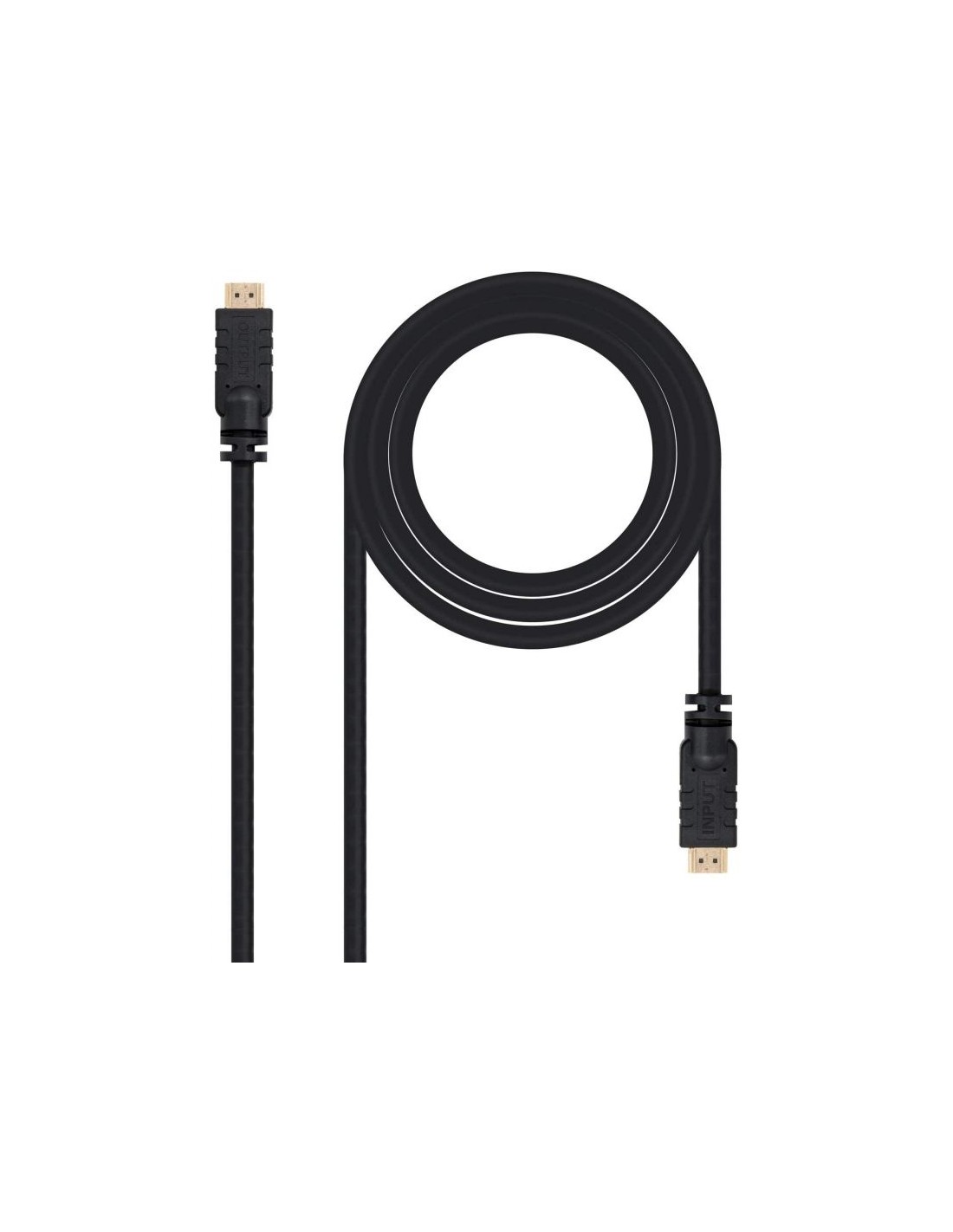 Cable HDMI 1.4 Nanocable 10.15.1815/ HDMI Macho - HDMI Macho/ 15m/ Negro
