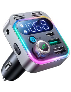 Joyroom JR-CL16 Transmisor de audio Bluetooth para Coche con Cargador 48W