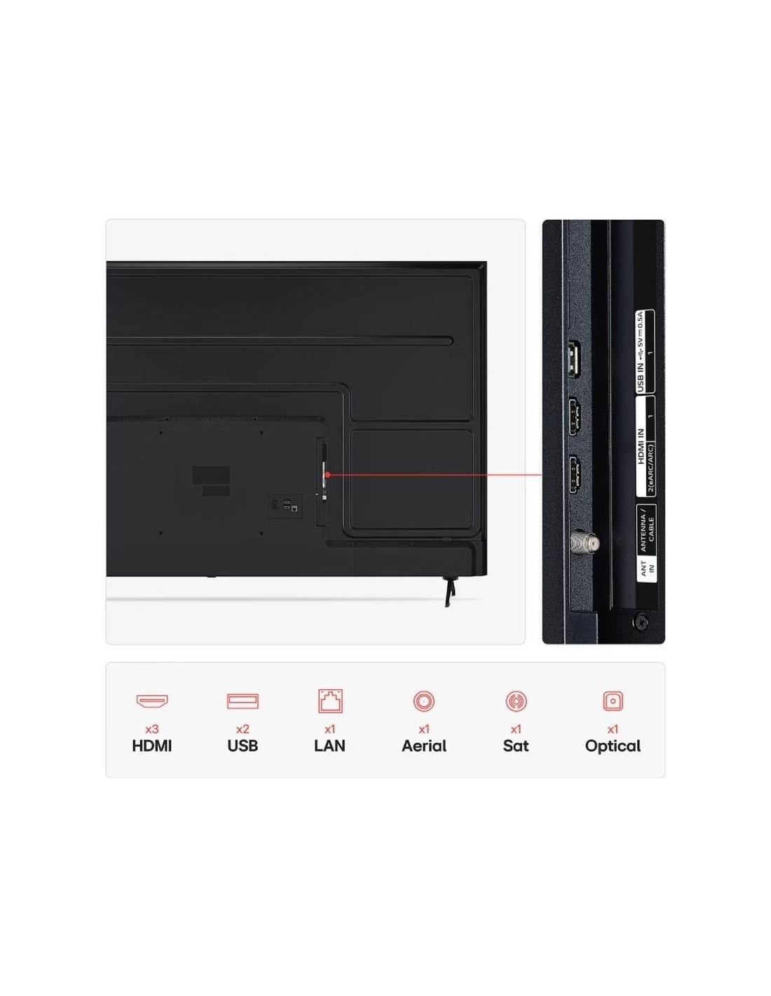 Televisor LG UHD 75UA75006LA 75"/ Ultra HD 4K/ Smart TV/ WiFi